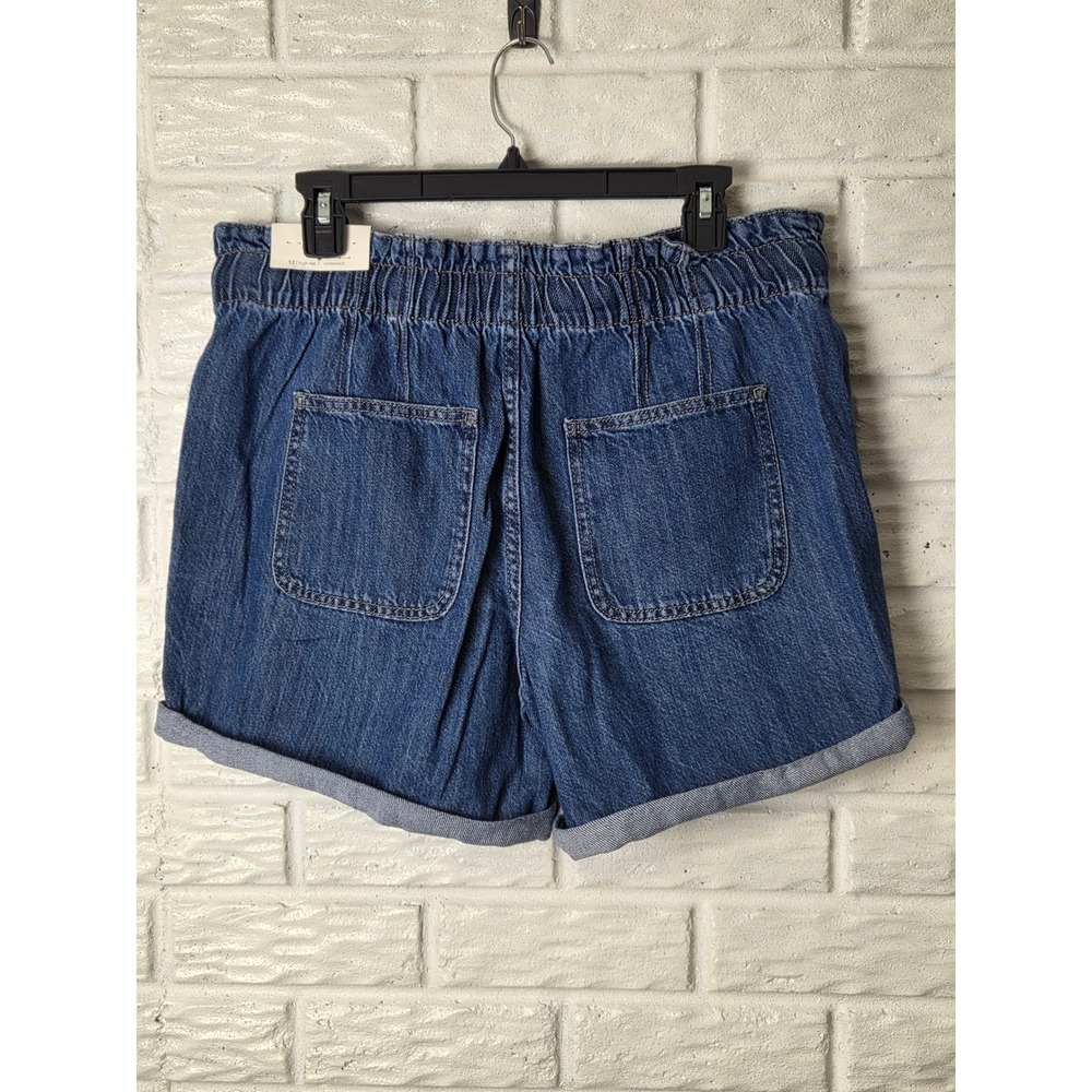 M Jeans by Maurices Women's 12 High Rise shorts Original fit Elastic Waist NWT - Picture 3 of 8